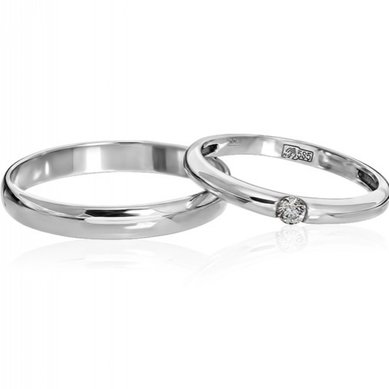 Обручальные кольца ГЛ-30-02-2-09 | 25022280БР1-I11511 - Ювелирный салон INEKA