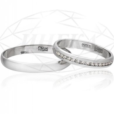 Обручальные кольца ГЛ-30-02-2-09 | 3002212072Бр15-I11513 - Ювелирный салон INEKA