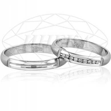 Обручальные кольца АС-30-02-2-13-322М | АС-30-02-2-13-322МБР9-I11514 - Ювелирный салон INEKA