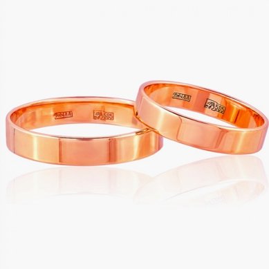 Обручальные кольца ГЛ-40-01-1-09-000 | ГЛ-40-01-1-09-000-I11520 - Ювелирный салон INEKA