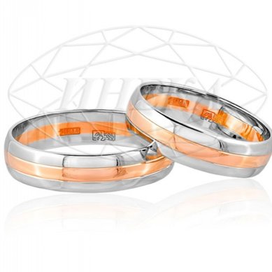 Обручальные кольца СА-50-00-2-10-107 | СА-50-00-2-10-107-I11524 - Ювелирный салон INEKA