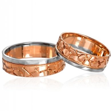 Обручальные кольца ПА-60-00-1-10-964 | ПА-60-00-1-10-964-I11581 - Ювелирный салон INEKA