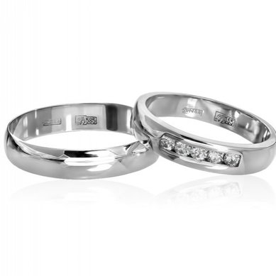 Обручальные кольца ГЛ-40-02-2-09-000 | 40022338Бр5-I11589 - Ювелирный салон INEKA