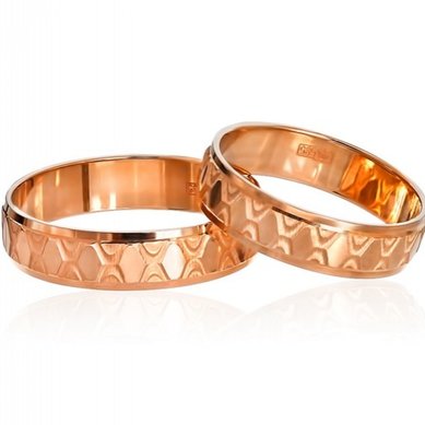 Обручальные кольца АС-50-01-1-10-707 | АС-50-01-1-10-707-I11592 - Ювелирный салон INEKA