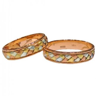 Обручальные кольца В-50-01-1-10-217 | В-50-01-1-10-217-I11838 - Ювелирный салон INEKA