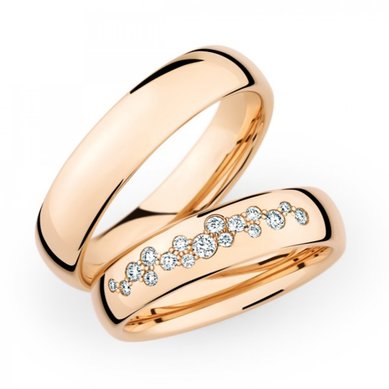 Обручальные кольца W-096 | W-096-S11859 - Ювелирный салон Skyline Jewelry