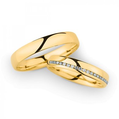 Обручальные кольца W-098 | W-098-S11861 - Ювелирный салон Skyline Jewelry