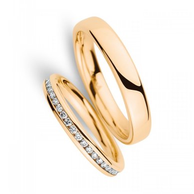 Обручальные кольца W-099 | W-099-S11873 - Ювелирный салон Skyline Jewelry