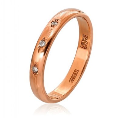 Обручальное кольцо 30012050БР3-I11899 - Ювелирный салон INEKA