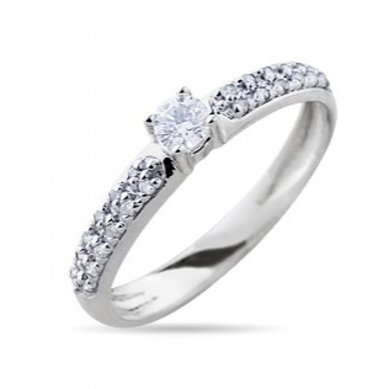 Помолвочное кольцо 0100901003997-V11919 - Ювелирная компания Vangold