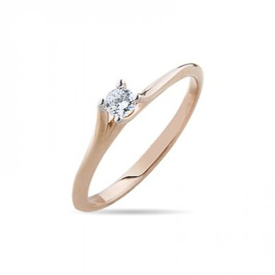 Помолвочное кольцо 0300801006333-V12097 - Ювелирная компания Vangold