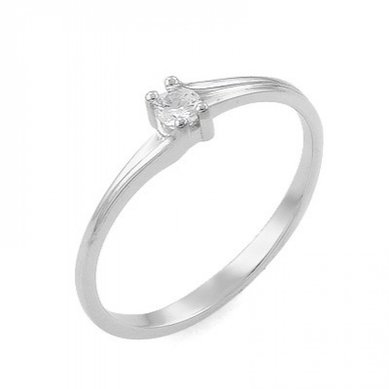 Помолвочное кольцо 0300901006323-V12105 - Ювелирная компания Vangold