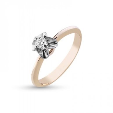 Помолвочное кольцо 0301301006328-V12112 - Ювелирная компания Vangold