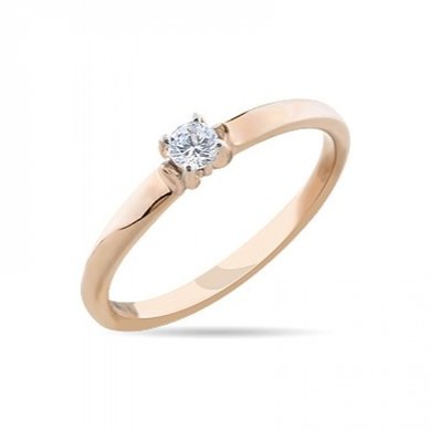 Помолвочное кольцо 0300801006319-V12117 - Ювелирная компания Vangold