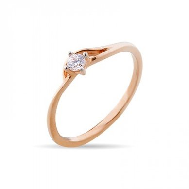 Помолвочное кольцо 0300801006336-V12118 - Ювелирная компания Vangold