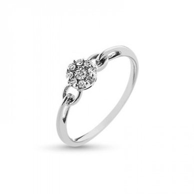 Помолвочное кольцо 0100901007034-V12197 - Ювелирная компания Vangold