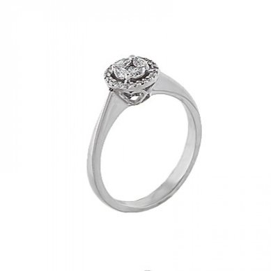 Помолвочное кольцо 0100201008114-V12217 - Ювелирная компания Vangold