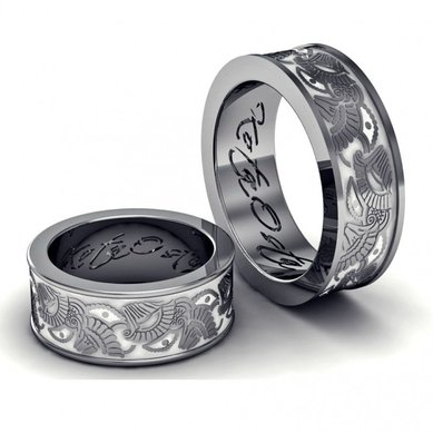 Обручальные кольца KO-OKNR025-K1230 - Ювелирный салон KotaOsta