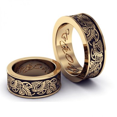 Обручальные кольца KO-OKNR026-K1231 - Ювелирный салон KotaOsta