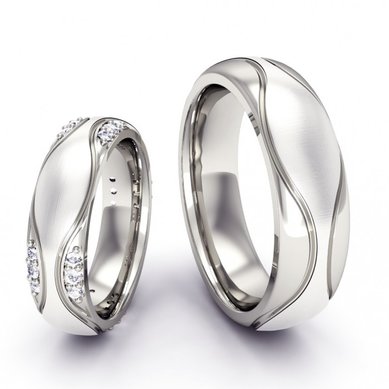 Обручальные кольца KO-OKNR054-K1261 - Ювелирный салон KotaOsta