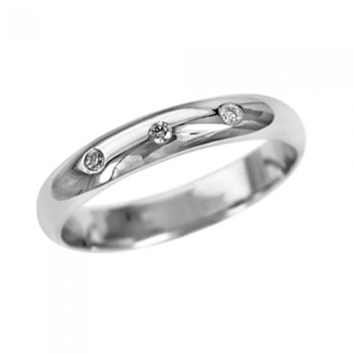 Обручальное кольцо 22671-А1271 - Сеть салонов обручальных колец Алмаз Клуб