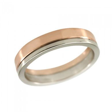 Обручальное кольцо 230619-А1273 - Сеть салонов обручальных колец Алмаз Клуб