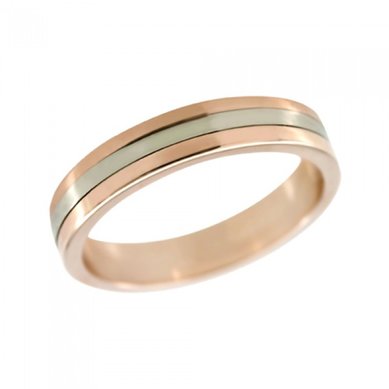 Обручальное кольцо 230620-А1274 - Сеть салонов обручальных колец Алмаз Клуб