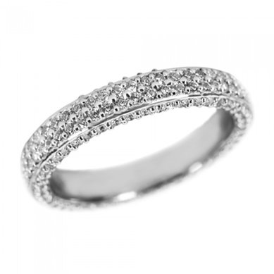 Обручальное кольцо 222034-А1293 - Сеть салонов обручальных колец Алмаз Клуб