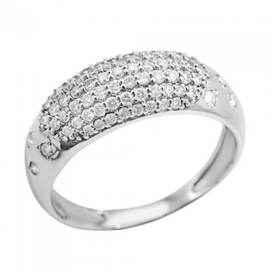 Обручальное кольцо 230558-А1296 - Сеть салонов обручальных колец Алмаз Клуб