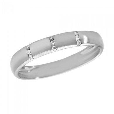 Обручальное кольцо 230743-А1297 - Сеть салонов обручальных колец Алмаз Клуб