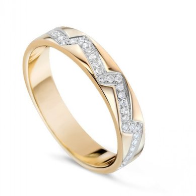 Обручальное кольцо 73872-V13663 - Ювелирный салон Valtera