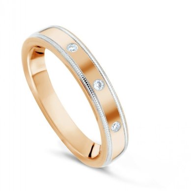 Обручальное кольцо 71124-V13672 - Ювелирный салон Valtera