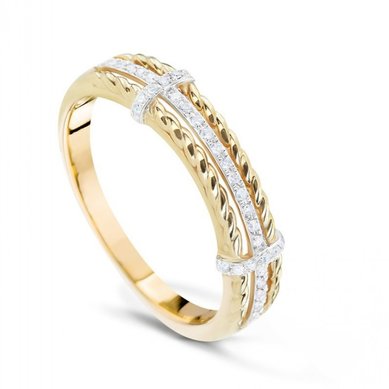 Обручальное кольцо 74381-V13673 - Ювелирный салон Valtera