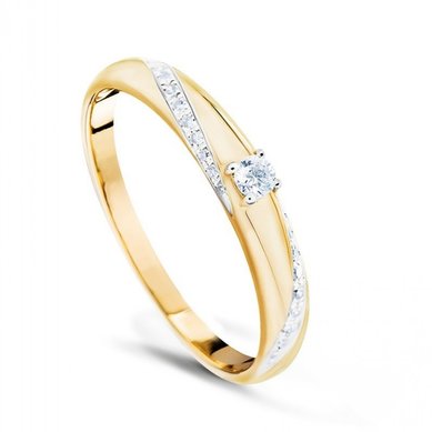 Помолвочное кольцо 74734-V13684 - Ювелирный салон Valtera