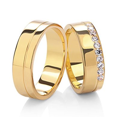 Обручальные кольца 6063 | 6063-В13692 - Студия обручальных колец Васильев и Кулагин