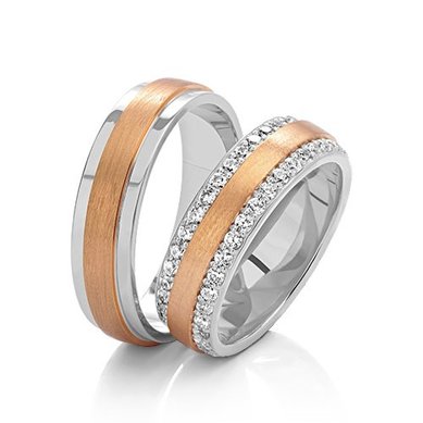 Обручальные кольца 81098 | 81098-В13694 - Студия обручальных колец Васильев и Кулагин