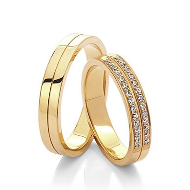 Обручальные кольца 28016 | 28016-В13700 - Студия обручальных колец Васильев и Кулагин