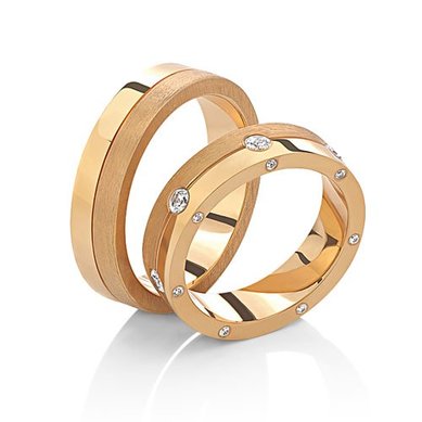 Обручальные кольца 31061 | 31061-В13718 - Студия обручальных колец Васильев и Кулагин