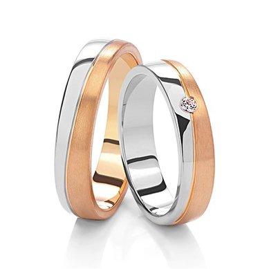 Обручальные кольца 17045 | 17045-В13728 - Студия обручальных колец Васильев и Кулагин