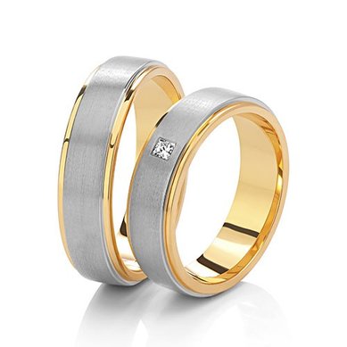 Обручальные кольца 5004 | 5004-В13734 - Студия обручальных колец Васильев и Кулагин