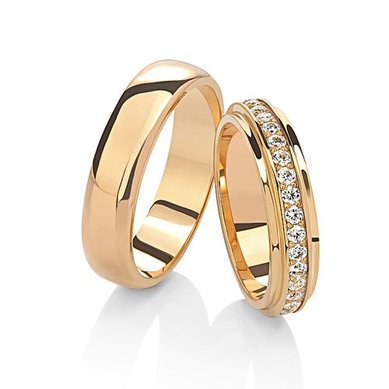 Обручальные кольца 1083 | 1083-В13747 - Студия обручальных колец Васильев и Кулагин