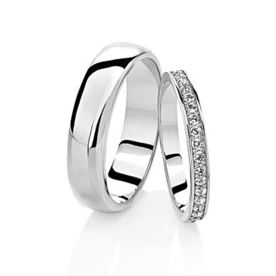 Обручальные кольца 1080 | 1080-В13748 - Студия обручальных колец Васильев и Кулагин