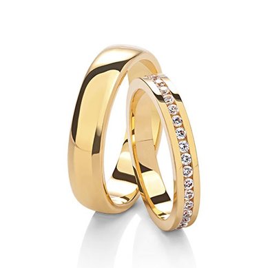 Обручальные кольца 1082 | 1082-В13749 - Студия обручальных колец Васильев и Кулагин