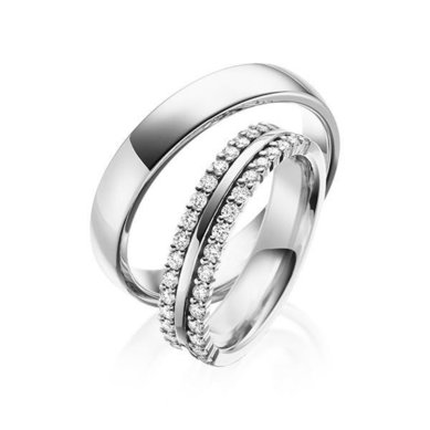 Обручальные кольца 45015 | 45015-В13768 - Студия обручальных колец Васильев и Кулагин