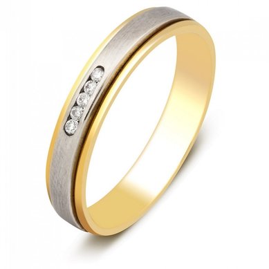 Обручальное кольцо 000207-З13789 - Сеть ювелирных салонов ЗЛАТОГРАД