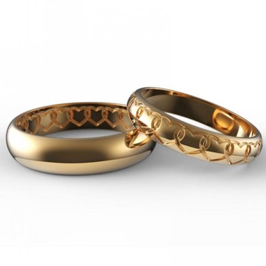 Обручальные кольца SRF1196-Н13817 - Ювелирный салон На Неглинной / Ювелиры Москвы