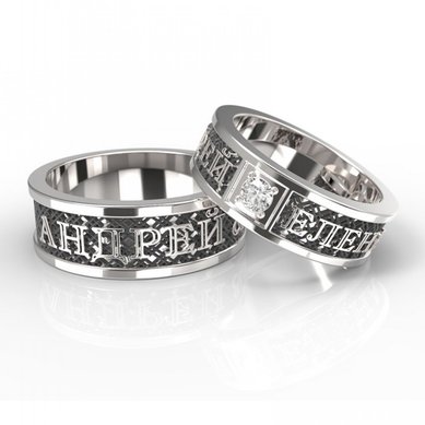 Обручальные кольца SRF1236 | SRF1236-Н13818 - Ювелирный салон На Неглинной / Ювелиры Москвы