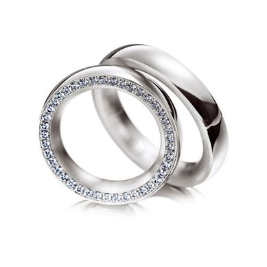 Обручальные кольца SRF1020-Н13821 - Ювелирный салон На Неглинной / Ювелиры Москвы