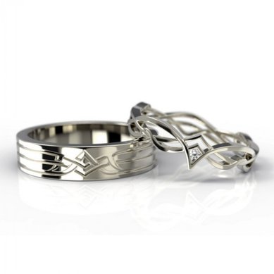 Обручальные кольца SRF1216 | SRF1216-Н13831 - Ювелирный салон На Неглинной / Ювелиры Москвы