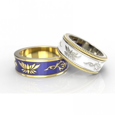 Обручальные кольца 1005 | 1005-Н13835 - Ювелирный салон На Неглинной / Ювелиры Москвы